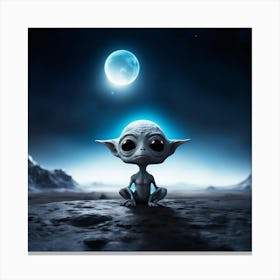 Baby Yoda Canvas Print