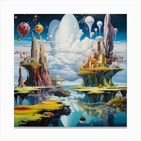 'The Floating City' Canvas Print
