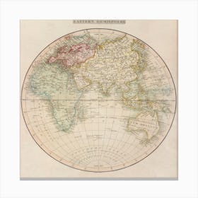 Eastern Hemisphere (1808) Canvas Print