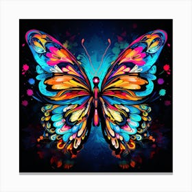 Maraclemente Patterned Butterfly Neon Colors 43 Full Page No Ne 7783a1f5 Fffb 47fa 9a97 159dae27f18f Canvas Print
