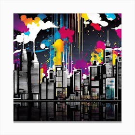 Cityscape 7 Canvas Print