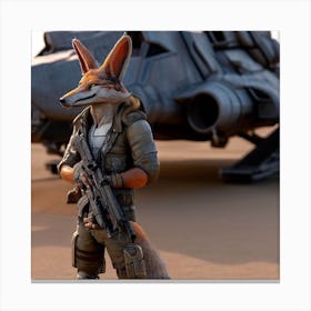 Star Wars Fox Canvas Print