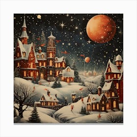 Glistening Christmas Reverie Canvas Print