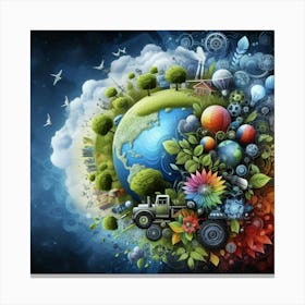 Earth Canvas Print