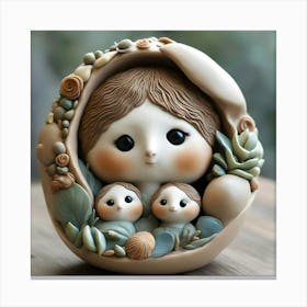 Gaia S Embrace Canvas Print