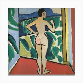 Nude Woman In A Room Canvas Print