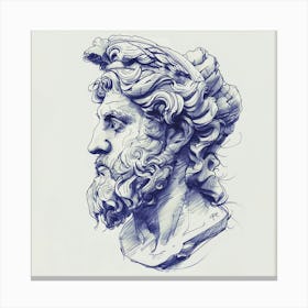 Bust Of Aphrodite Canvas Print