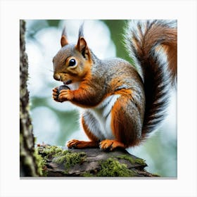 Red Squirrel 16 Canvas Print
