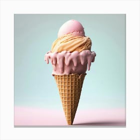 Ice Cream Cone 2 Canvas Print