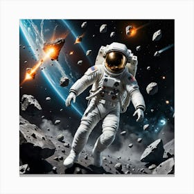 Among the Planets: An Astronaut's Odyssey Canvas Print