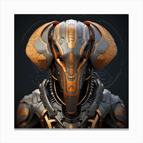 Futuristic Humanoid Canvas Print