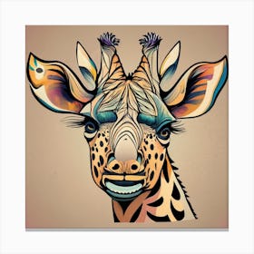 Animals Wall Art : Giraffe Canvas Print