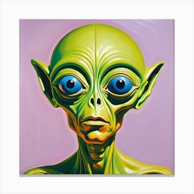 Alien Face 5 Canvas Print