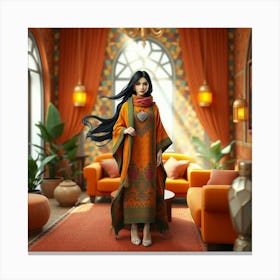 Islamic Woman 1 Canvas Print