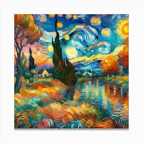 Starry Night 6 Canvas Print