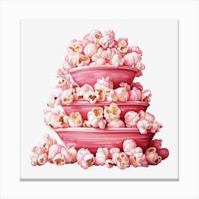 Pink Popcorn 23 Canvas Print