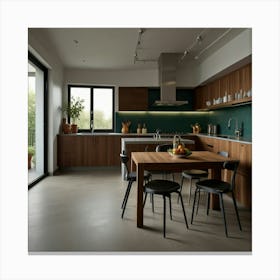 Modern Kitchen 2 Canvas Print