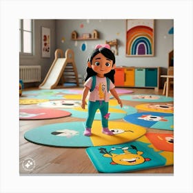 Children'S Playroom Canvas Print