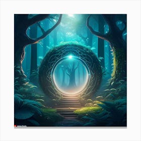 Door Of The Forest Canvas Print