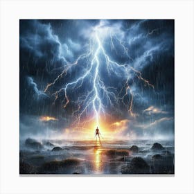 Lightning Storm 32 Canvas Print