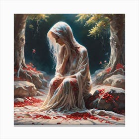 Woman Of The Forest Canvas Print