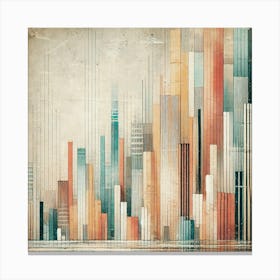 Vertical Town 02 Canvas Print