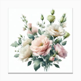 Eustoma 3 Canvas Print