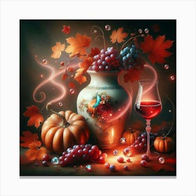 Glass Of Wine Canvas Print