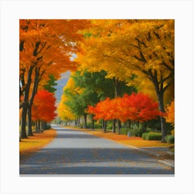 Autumn Trees Canvas Print