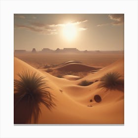 Desert Landscape 86 Canvas Print