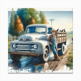 Farmer Canvas Print