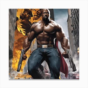 Hulk green Canvas Print