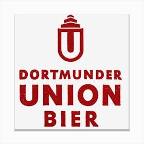 Dortmunder Union Beer Canvas Print