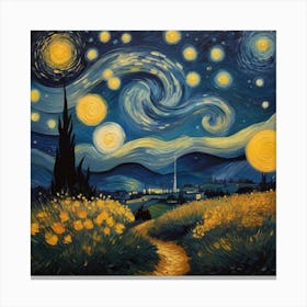 Starry Night 5 Canvas Print