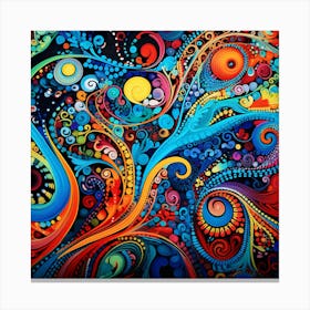 Abstract Painting, Abstract Art, Abstract Painting, Psychedelic Art, Psychedelic Art Canvas Print