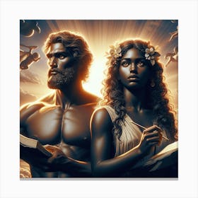 Gods And Goddesses Canvas Print