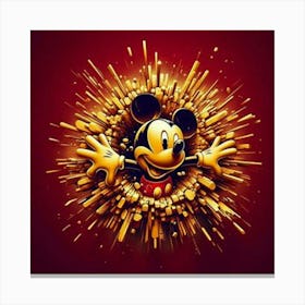 Royal mickey mouse Canvas Print