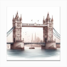 Tower Bridge 4 Canvas Print