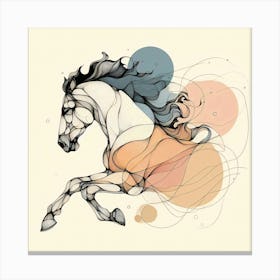 Creative Horse Beauty Illustration Nr 207 Canvas Print