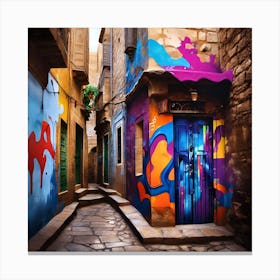 Street In Egypt Canvas Print