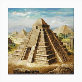 Pyramid Of Chichen Itza Toile