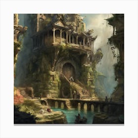 Fantasy Castle 41 Canvas Print