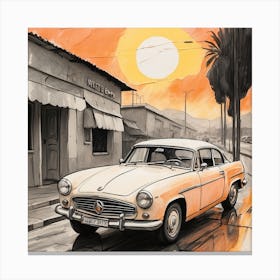 Volvo Car Canvas Print