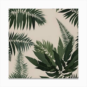 Tropical Leaves 5 Canvas Print