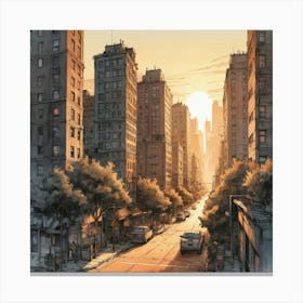 Cityscape 2 Canvas Print