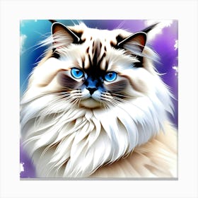 Creative Feline Cat Artwork 4 Canvas Print