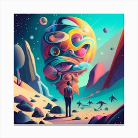 Psychedelic Art 3 Canvas Print