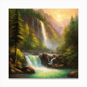 Waterfall 1 Canvas Print