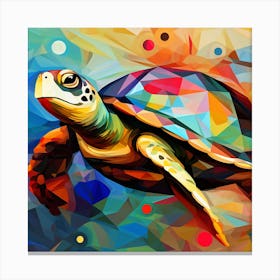 Turtle Painting 8 Canvas Print