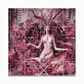 Demons And Mother Canvas Print